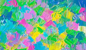 Preview wallpaper paint, strokes, relief, abstraction, background, bright