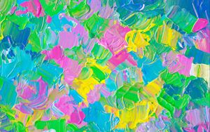 Preview wallpaper paint, strokes, relief, abstraction, background, bright