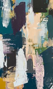 Preview wallpaper paint, strokes, spots, canvas, abstraction, colorful