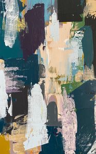 Preview wallpaper paint, strokes, spots, canvas, abstraction, colorful