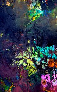 Preview wallpaper paint, strokes, spots, mixing, abstraction, colorful