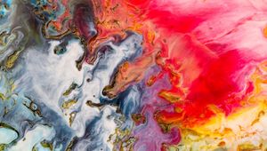 Preview wallpaper paint, structure, stains, multicolored