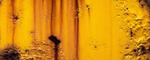 Preview wallpaper paint, surface, rust, shabby, yellow