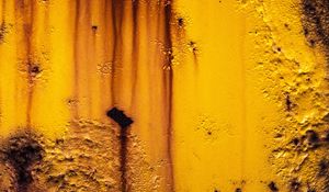 Preview wallpaper paint, surface, rust, shabby, yellow