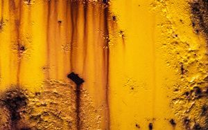 Preview wallpaper paint, surface, rust, shabby, yellow