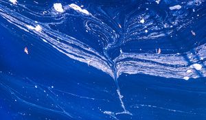 Preview wallpaper paint, texture, blue, abstraction