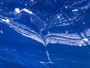 Preview wallpaper paint, texture, blue, abstraction