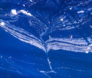 Preview wallpaper paint, texture, blue, abstraction