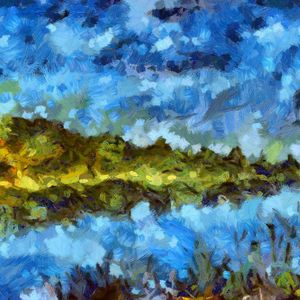 Preview wallpaper paint, texture, stains, landscape