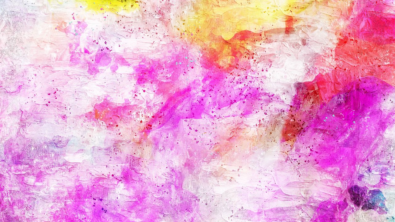 Wallpaper paint, unevenness, watercolor, pink, light