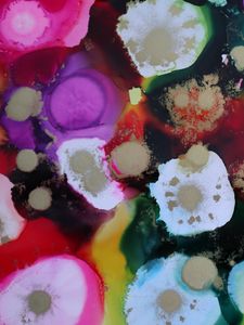 Preview wallpaper paint, watercolor, stains, splashes, multicolored