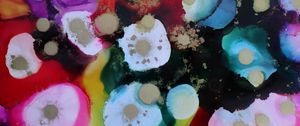 Preview wallpaper paint, watercolor, stains, splashes, multicolored