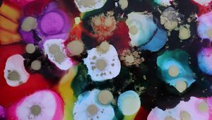 Preview wallpaper paint, watercolor, stains, splashes, multicolored