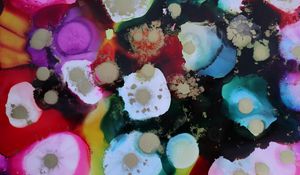 Preview wallpaper paint, watercolor, stains, splashes, multicolored