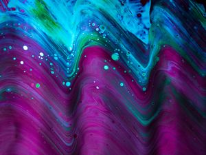 Preview wallpaper paint, waves, stains, bright, abstraction