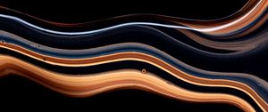 Preview wallpaper paint, waves, stripes, abstraction