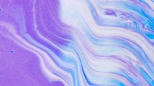 Preview wallpaper paint, waves, wavy, purple, stripes