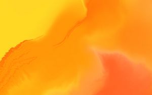 Preview wallpaper paint, yellow, orange, wavy