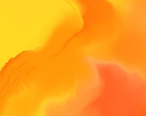 Preview wallpaper paint, yellow, orange, wavy