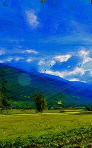 Preview wallpaper painting, nature, landscape