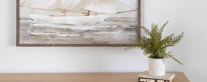 Preview wallpaper painting, plant, decor, interior, white