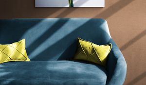 Preview wallpaper painting, sofa, pillows, decor, interior, aesthetics