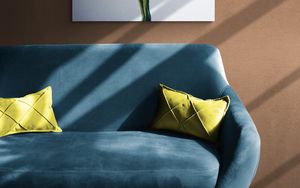 Preview wallpaper painting, sofa, pillows, decor, interior, aesthetics