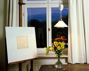 Preview wallpaper painting, vase, window