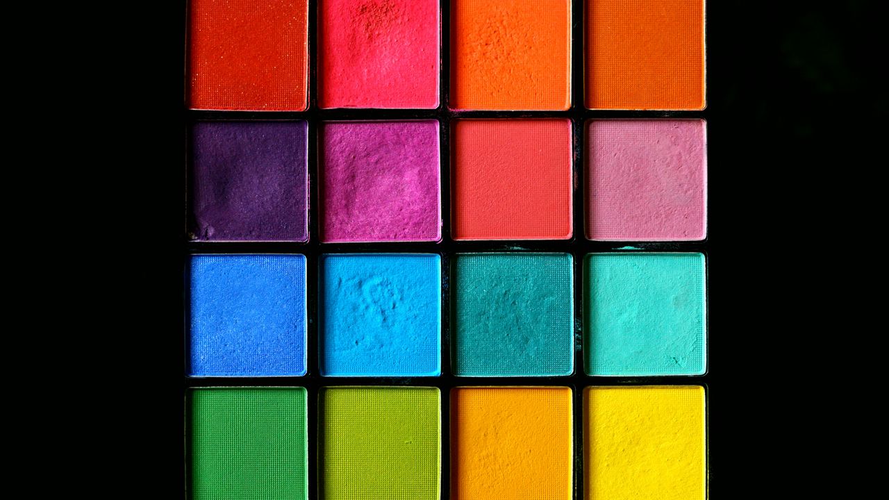 Wallpaper palette, color, shades, paint, multi-colored, cosmetics