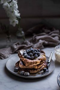 Preview wallpaper pancake, blueberries, baked