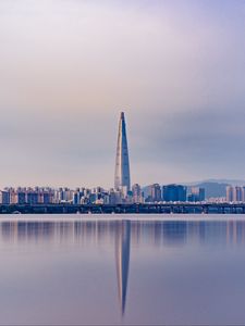 Preview wallpaper panorama, skyscraper, seoul, south korea