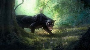 Download Strong Black Panther Animal Wallpaper  Wallpaperscom