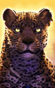 Preview wallpaper panther, leopard, predator, muzzle