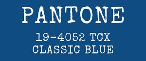 Preview wallpaper pantone, color, blue, inscription, text