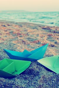 Preview wallpaper paper boats, origami, surface