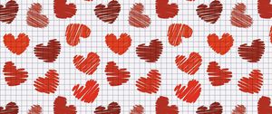 Preview wallpaper paper, cells, heart, surface, texture