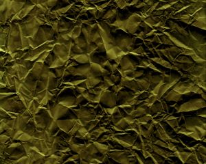 Preview wallpaper paper, folds, crumpled, green, texture
