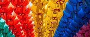 Preview wallpaper paper lanterns, lanterns, colorful