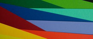 Preview wallpaper paper, multicolored, rainbow, colors