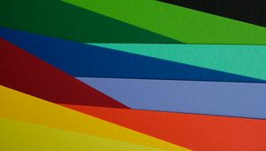 Preview wallpaper paper, multicolored, rainbow, colors