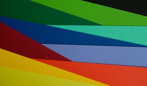 Preview wallpaper paper, multicolored, rainbow, colors