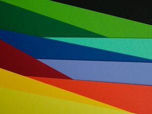 Preview wallpaper paper, multicolored, rainbow, colors