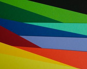 Preview wallpaper paper, multicolored, rainbow, colors