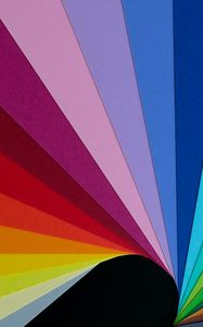 Preview wallpaper paper, rainbow, colorful