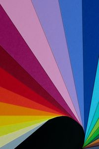 Preview wallpaper paper, rainbow, colorful