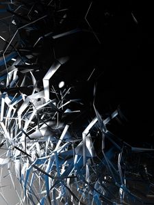 Preview wallpaper paper, ribbons, light, shadow