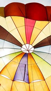 Preview wallpaper parachute, adrenaline, flying, sky, colorful