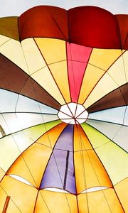 Preview wallpaper parachute, adrenaline, flying, sky, colorful