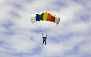 Preview wallpaper paraglider, air, sky