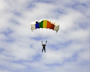 Preview wallpaper paraglider, air, sky